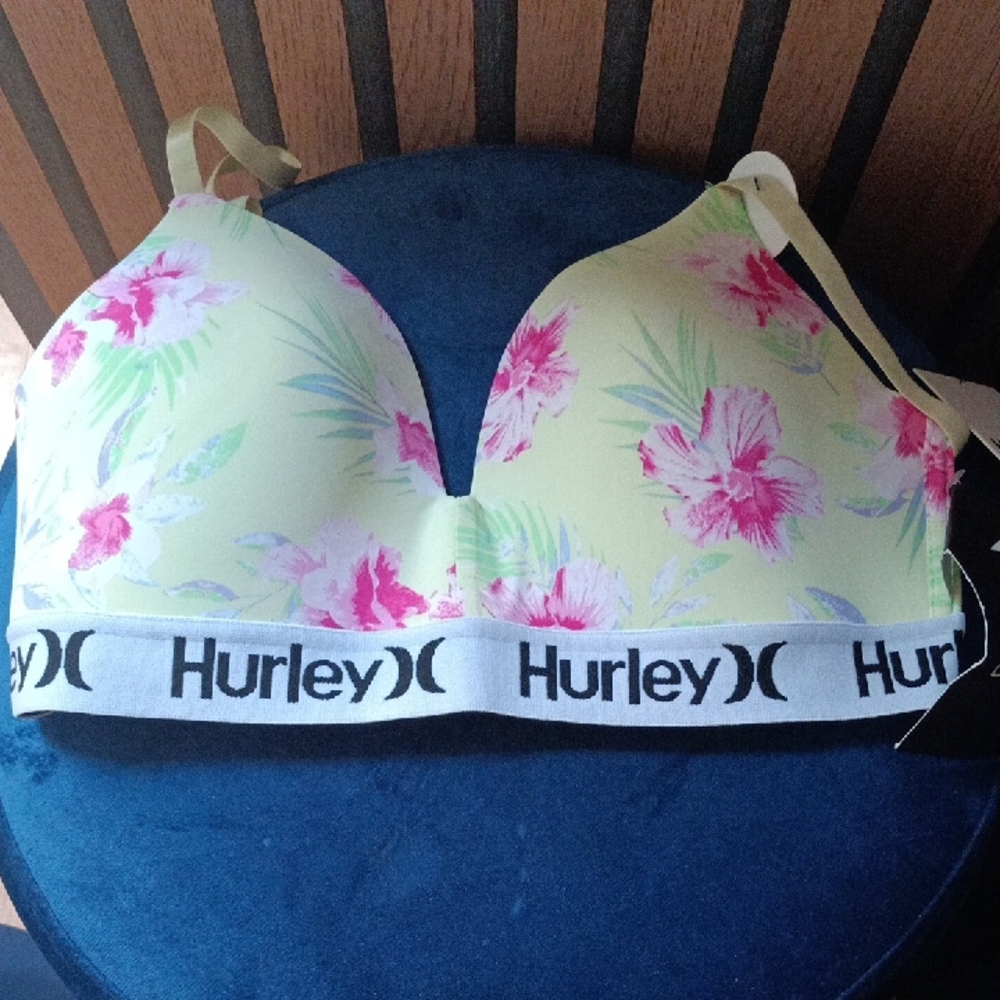 Hurley Tropical Floral Bikini Top